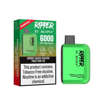 RUFPUF RIPPER GROOVY GUAVE PASSION FRUIT KIWI ICE